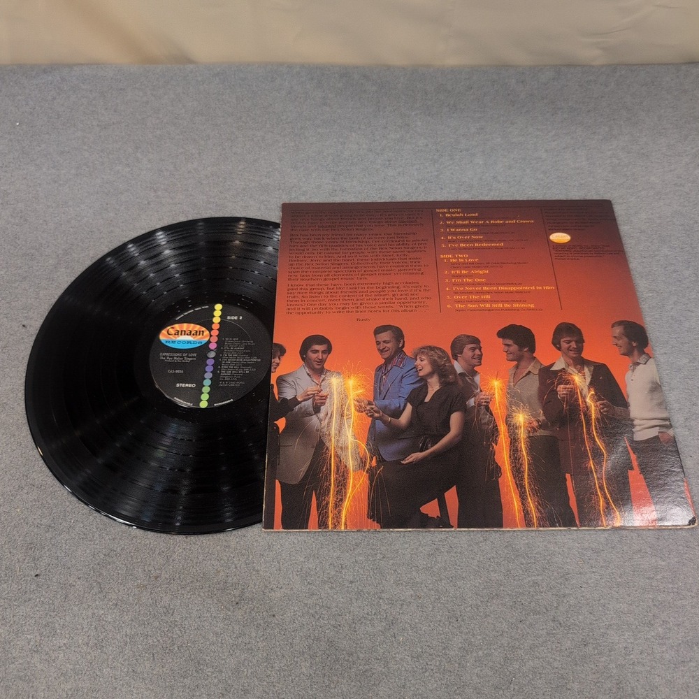 Rex Nelon Singers Expressions of Love Vinyl LP Canaan Records CAS-9856 Gospel - Picture 2 of 2